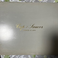 ティーカップとソーサー　セット　百合の画像