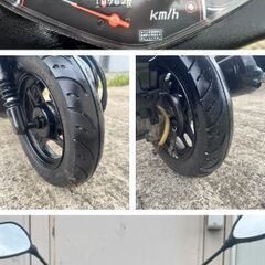 エンジンはとても良いです。ホンダDio AF68。バッテリーは新品です。ヒーターグリップ付き。走行距離19,762キロ。の画像