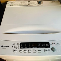 【9/20〜21引取り希望】ハイセンス 4.5kg 全自動洗濯機　川崎駅   の画像