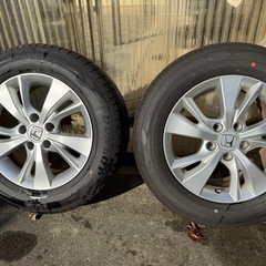 DUNLOP 215/60R16 タイヤ・ホイールセット 4本の画像