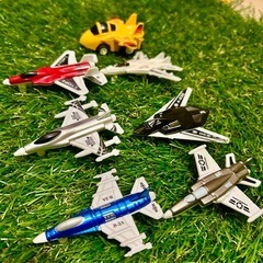 飛行機おもちゃ7台まとめての画像