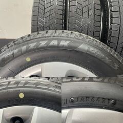 【BS BLIZZAK VRX3 165/70R14】スタッドレス【トヨタ ヴィッツ 純正スチールホイール 14インチ 5J4HPCD100】パッソ流用可　(STD032)の画像