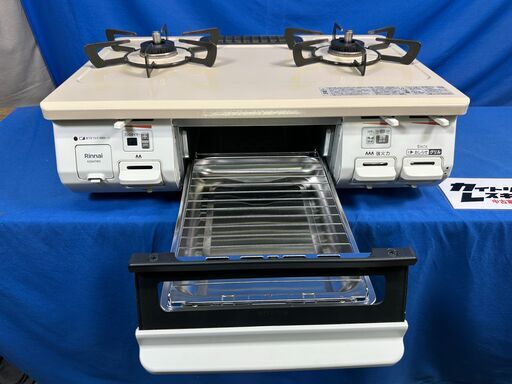 【動作保証あり】Rinnai リンナイ 2021年 KG64TW2R 都市ガステーブル 横幅60cm【管理KRG241】 動作保証あり】Rinnai リンナイ 2021年 KG64TW2R 都市ガステーブル