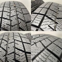 【DUNLOP WM03 155/80R13】スタッドレス【スチールホイール 13インチ 4.5J4HPCD100】ハブ径54mm パッソ ヴィッツ プラッツ等　(STD034)の画像