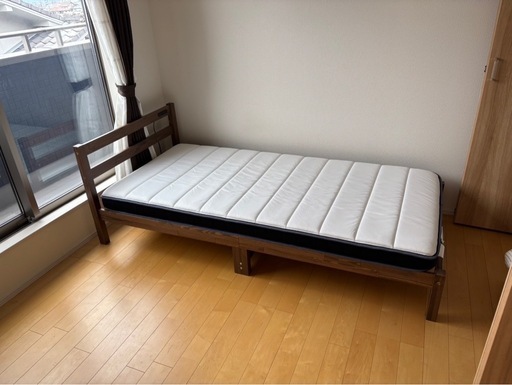 【美品】ニトリ　シングル
ベッド＆マットレス