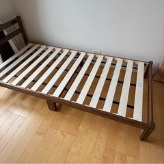 【美品】シングルベッド、マットレスの画像