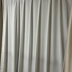 遮光1級カーテン、レース　両開き（2年使用）の画像