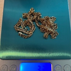 k18 喜平ネックレス　16面カットトリプル　33g55cmの画像