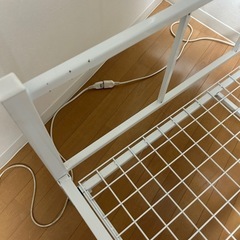 シングルパイプベッド　ニトリの画像