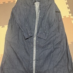 ロングデニムシャツの画像