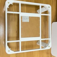 アイリスオーヤマ こたつ テーブル本体 正方形 70cm 天面 カジュアル リバーシブル ホワイト(木目調) PKC-70S-MLの画像
