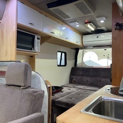 トヨタ　コースター　キャンピングカーの画像