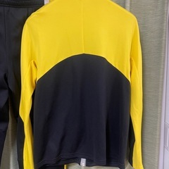 NIKE JUST DO ITジャージジャケット　パンツ　Lサイズ黄黒　 セットアップ ジャージ 上下セット ナイキ トレーニングの画像