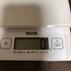 タニタ　キッチンスケールの画像