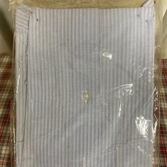 ★新品★ 半袖カッターシャツ★メンズ★ブルーストライプの画像
