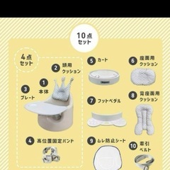 hugmuu ベビーチェアの画像