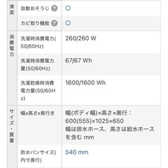 シャープ ES-TX850 8kg 洗濯機の画像