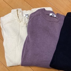 ユニクロ   ニット トップスの画像