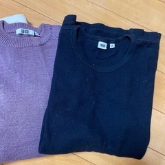 ユニクロ   ニット トップスの画像