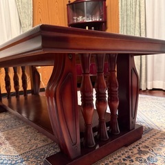 応接用 木製ローテーブルの画像