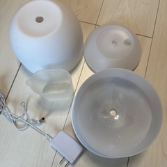 【美品】フランフランFrancFranc 加湿器 超音波式 イルミネーション イーリスの画像