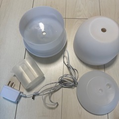 【美品】フランフランFrancFranc 加湿器 超音波式 イルミネーション イーリスの画像