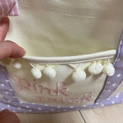 pink trick トートバッグの画像