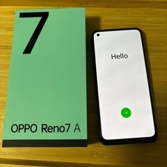 OPPO reno7 a 128GB (値下げ可)の画像