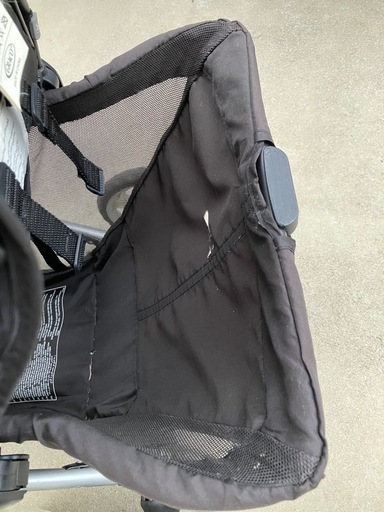 【受け渡し決定】GRACO　二人乗りベビーカー　レインカバー付き　