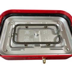 BRUNO コンパクトホットプレート レッド BOE021-RD 2021年製の画像