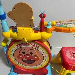 アンパンマン　おもちゃドラムセットの画像