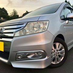フリップダウンモニター☆特別仕様車☆月々1.2万円〜分割払い可❗️車検2年付き！大人気☆HONDA ステップワゴンスパーダ☆HDDナビ付き☆走行中DVD見れます☆便利なバックカメラ付き☆ETC付き☆両側電動スライドドア☆ドライブレコーダー付きのフル装備☆事故修復歴無し☆車内広々三列シート‼️の画像