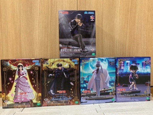 名探偵コナンフィギュア5個セット