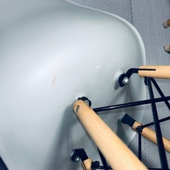 【ご相談中】EAMES イームズ　チェア　椅子　グレー3点セットの画像