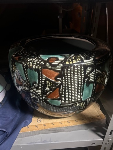 火鉢　陶器　中古