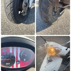 130⭐️Xprokaze50⭐️要整備車両、エンジン始動したりしなかったり、オーバーフローあり、サイドスタンド付き、SYM、原付、バイクの画像