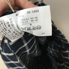 チェックパンツ　Mの画像