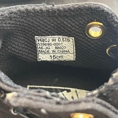 VANSスタッズスニーカー15cmの画像