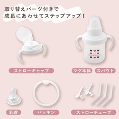 【未使用パーツあり】赤ちゃんの城　マグセットの画像