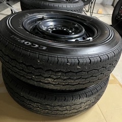 195/80R15 ハイエース新車外し　エコピア　タイヤのみ４本の画像