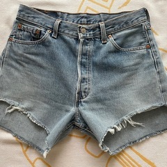 Levi’s 501 デニムショートパンツ ウエスト73cmの画像