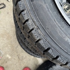 スタッドレス＆アルミ165/70R14ブリザック4本セットの画像