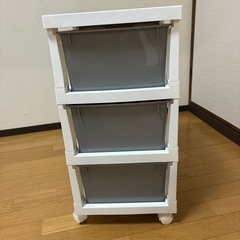 ※14日日曜日まで※新品未使用3段収納BOXの画像