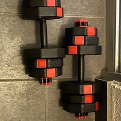 ダンベル10kg×2(バーベルシャフトなし) 
　 の画像