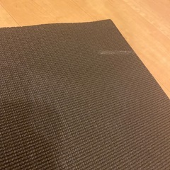 ヨガマット　黒の画像