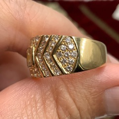 K18 ダイヤ　リング　1.23ct　7.4g 約15.5号の画像