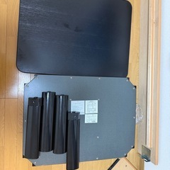 リバーシブルこたつ(ジュリバCK 8060 BK)の画像