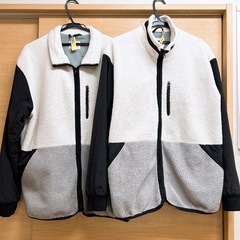 【クリーニング済・着用回数少なめ】冬用アウター お揃い2着の画像