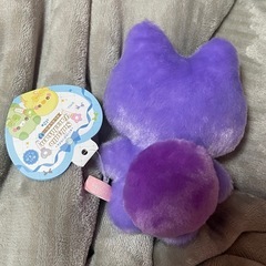 紫💜猫ミニぬいぐるみの画像
