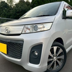 低走行9万キロ台☆特別仕様車☆月々9千円〜分割払い可‼️ 車検2年付き！【名義変更代込み】☆マツダ AZワゴン☆Bluetoothナビ付き☆走行中DVD見れます☆プッシュスタート☆ドライブレコーダー付きのフル装備☆純正アルミ☆そのまま乗って帰れます！の画像